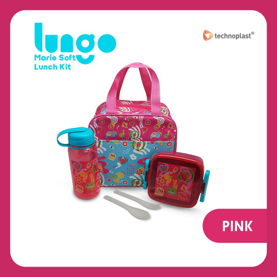 LUNGO MARIE SOFT LUNCH KIT / LUNCH BOX SET DENGAN TAS