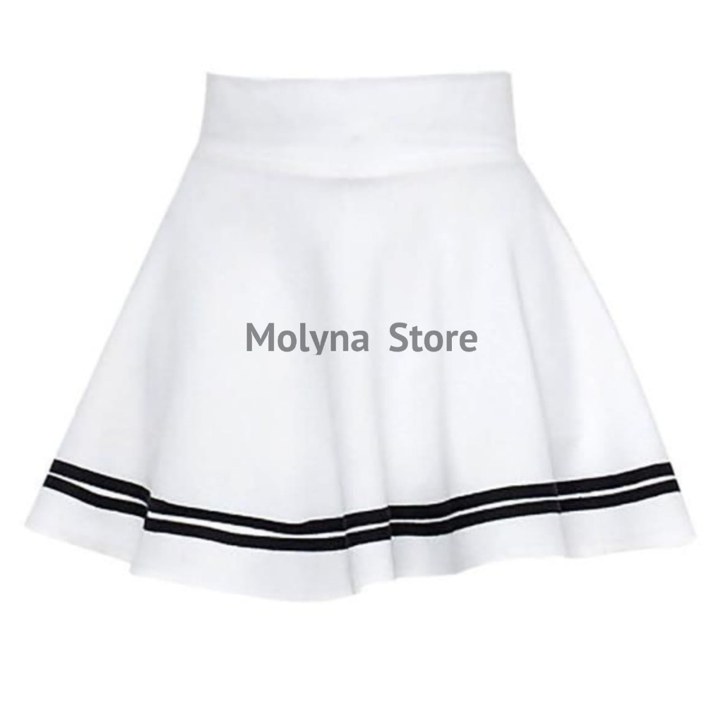 R5 Rok List Pendek Wanita Rok Strip Wanita Rok Pendek Wanita Rok Jumbo Rok Jumbo Wanita Rok Olahraga