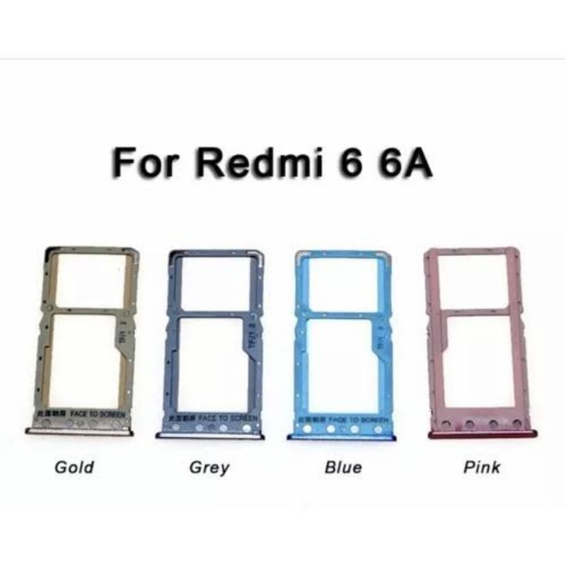 simtray / slot sim redmi 6, 6a