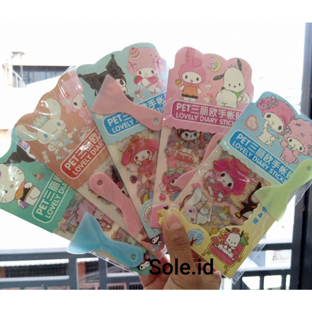STICKER SANRIO MINI FREE SPATULA