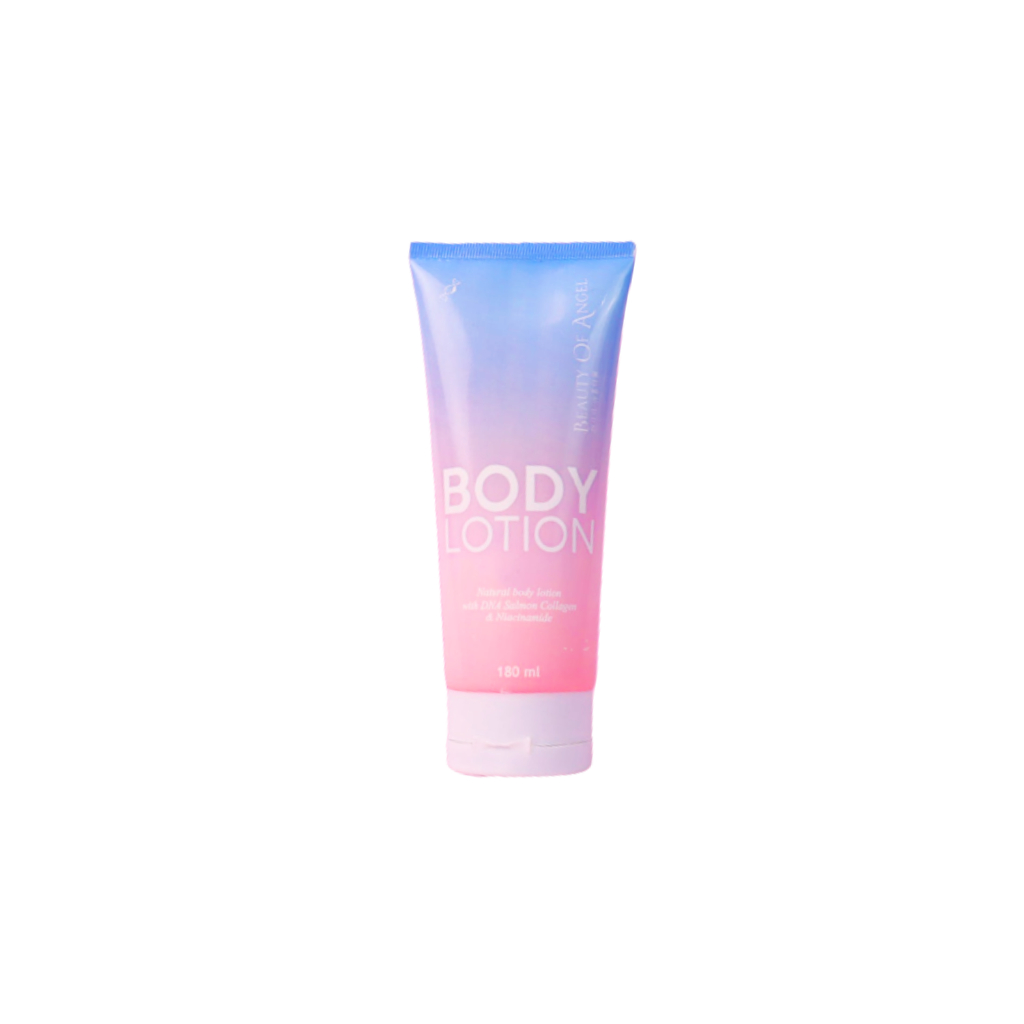 Body Lotion Spf 50 Perawatan Tubuh Lotion Pemutih Badan Mencerahkan kandungan dna salmon dan collagen Beauty Of Angel