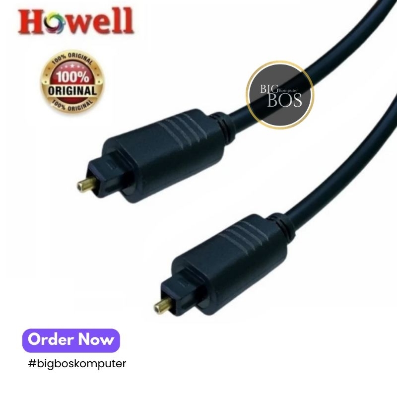 HOWELL Kabel Audio Optic toslink 3Meter