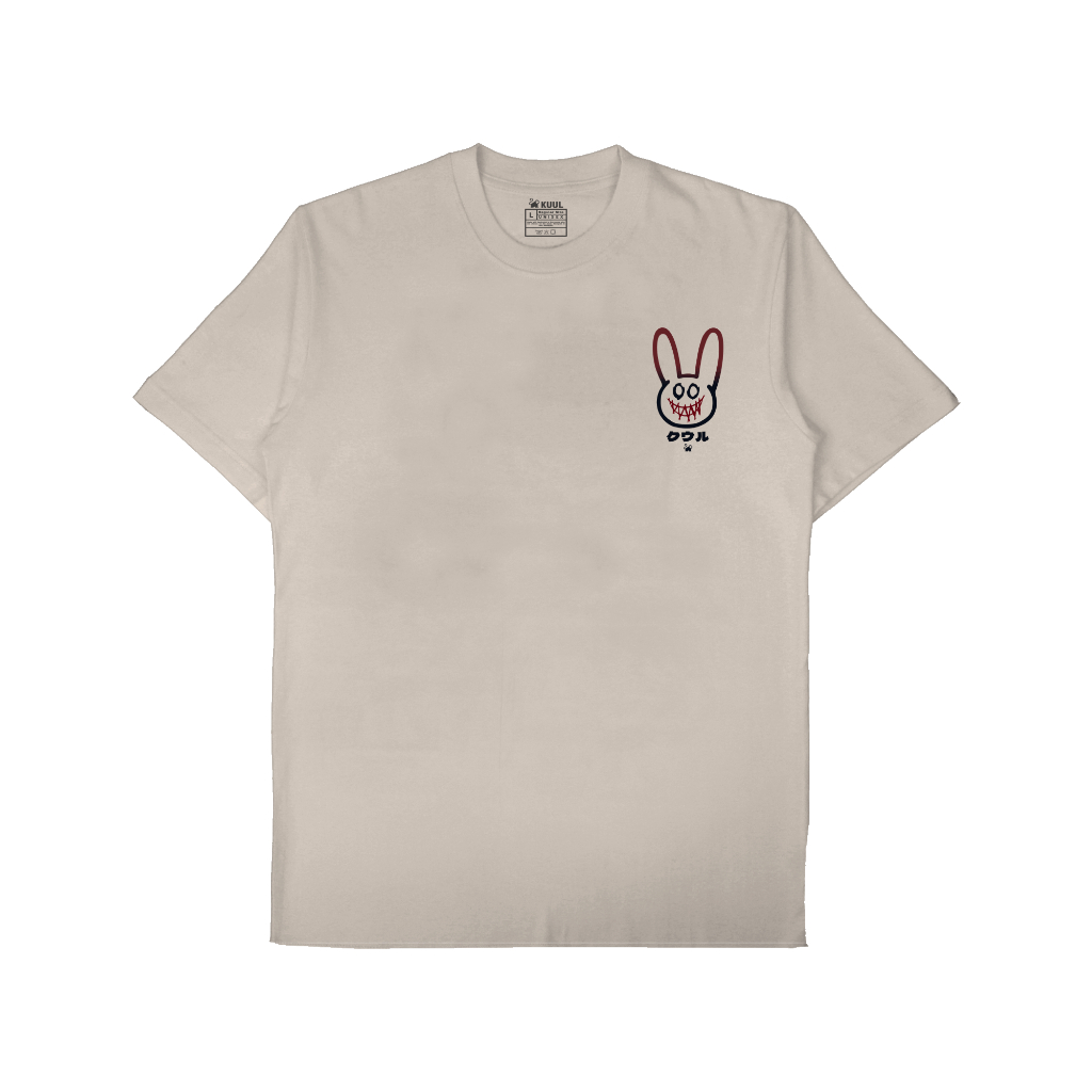 KAOS TSHIRT OVERSIZE &amp; REGULAR SIZE UNISEX BAD BUNNY RABBIT KELINCI KIPLING MIFFY COTTON COMBED 24S DAN 30S - KUUL INDUSTRIES