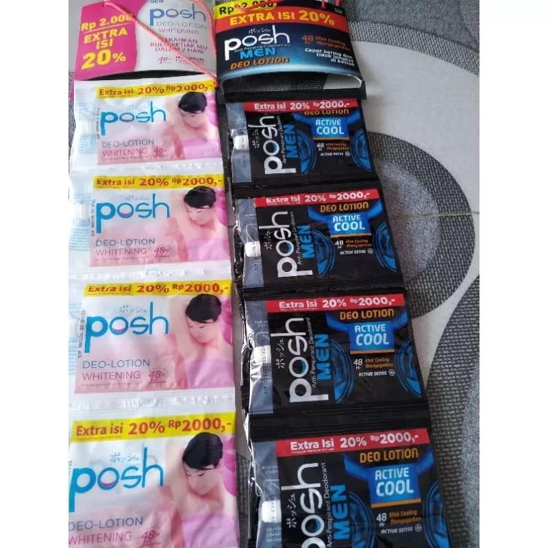 `ღ´ PHINKL `ღ´ POSH Deodorant ketiak Sachet pink penghilang bau badan