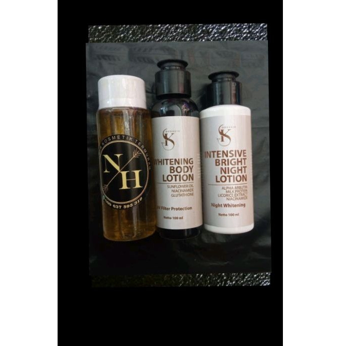 lotion skoonheid paket toner ampuh (pemutih aman bpom terlaris)