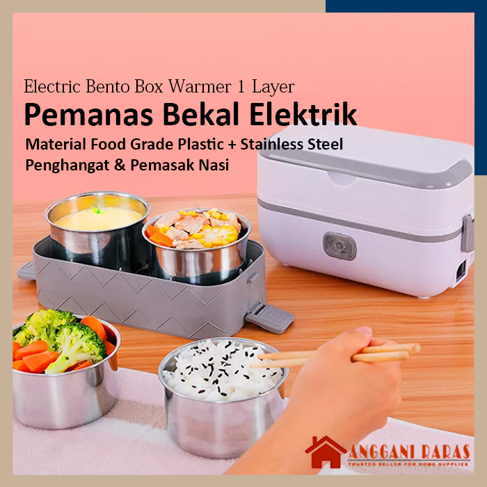 Wadah Bekal Makanan Elektrik Penghangat Nasi Tempat Bekal Makanan Bento Perlengkapan Makan Tempat Box Nasi Makan Siang Kotak Bekal Set Kotak Pemanas Makanan Elektrik Electric Pemanas Lauk Sayur