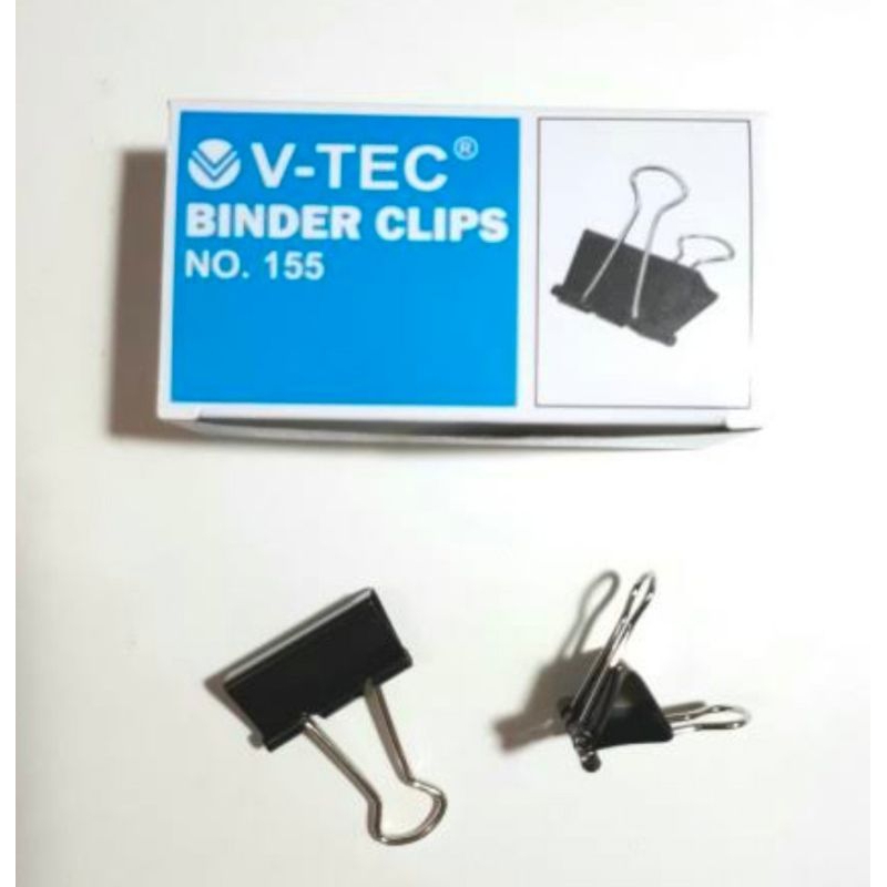 

BINDER CLIPS V-TEC/V-GEN NO.155 ~ 200 PENJEPIT KERTAS (1pc)