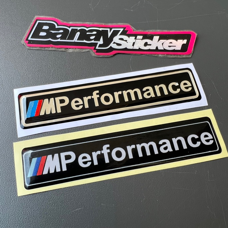 Stiker Sticker Emblem BMW M Performance timbul