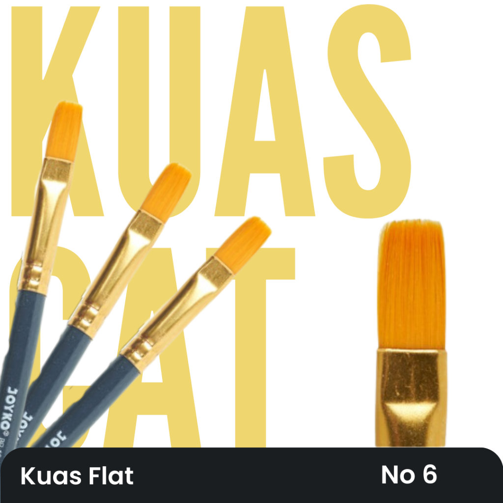 

Kuas Lukis Flat No 6