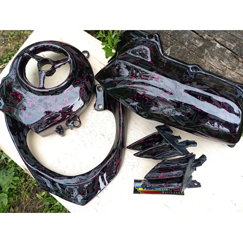 PAKET FULLSET MIO J CARBON FORGED VENOM ORIGINAL PAKET LENGKAP YAMAHA MIO J KARBON FORGED KEVLAR VEN