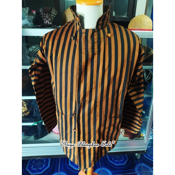 Baju Surjan Lurik Alusan