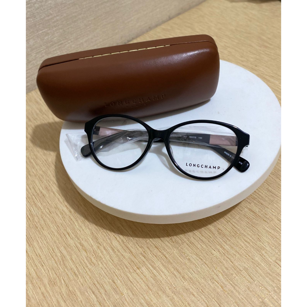 Longchamp Eyeglasses Round Black