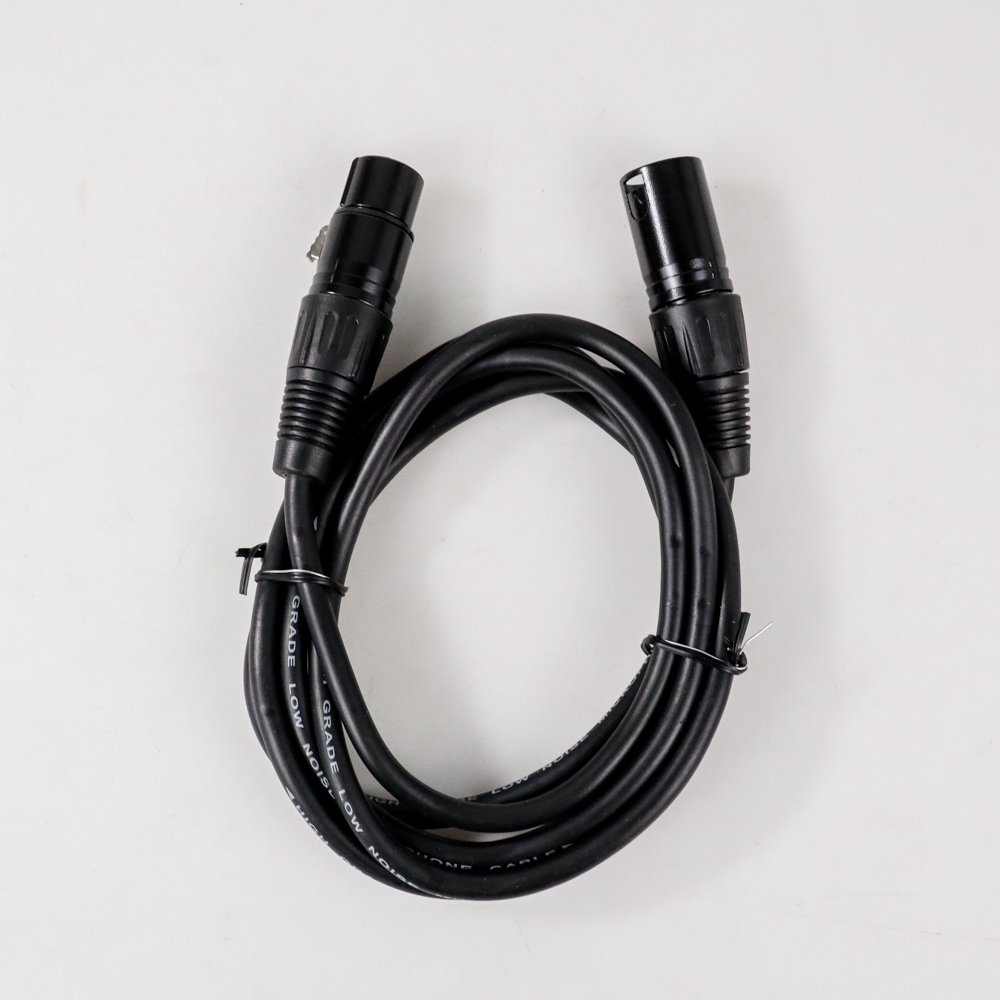 TaffSTUDIO Kabel XLR M/F OFC Microphone Karaoke Shielded 1.8 Meter - BOF30 - Black