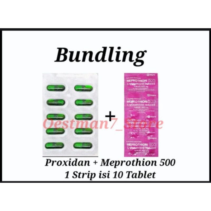 Combo Meprothion dan Proxidan 1 Strip isi 10 tablet