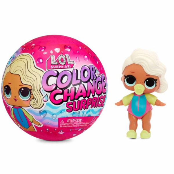 

Dijual Boneka L.O.L Surprise Color Change Lil Sisters Doll with 5 Surprise Murah