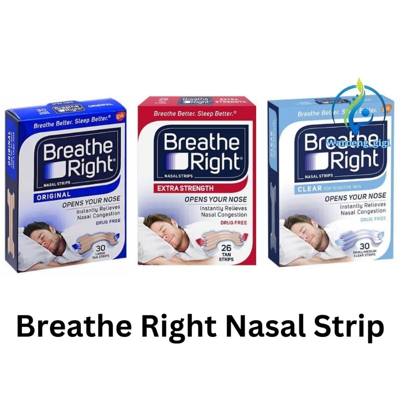 Breathe Right Nasal Strips Plester Hidung