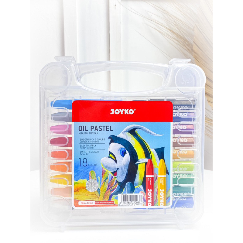

Krayon Joyko oil pastel isi 18 / krayon isi 18 ORI / Krayon Minyak oil pastel