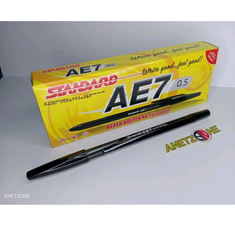 

BOLPEN STANDARD AE7 0,5 BLACK (12 pcs)