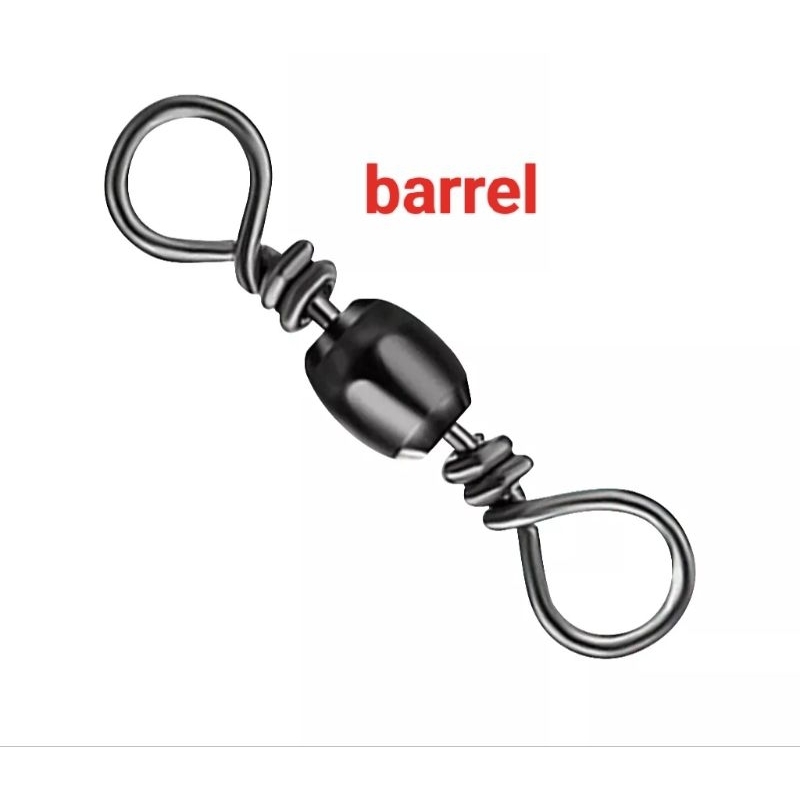 50pcs barrel swivel kili kili pancing