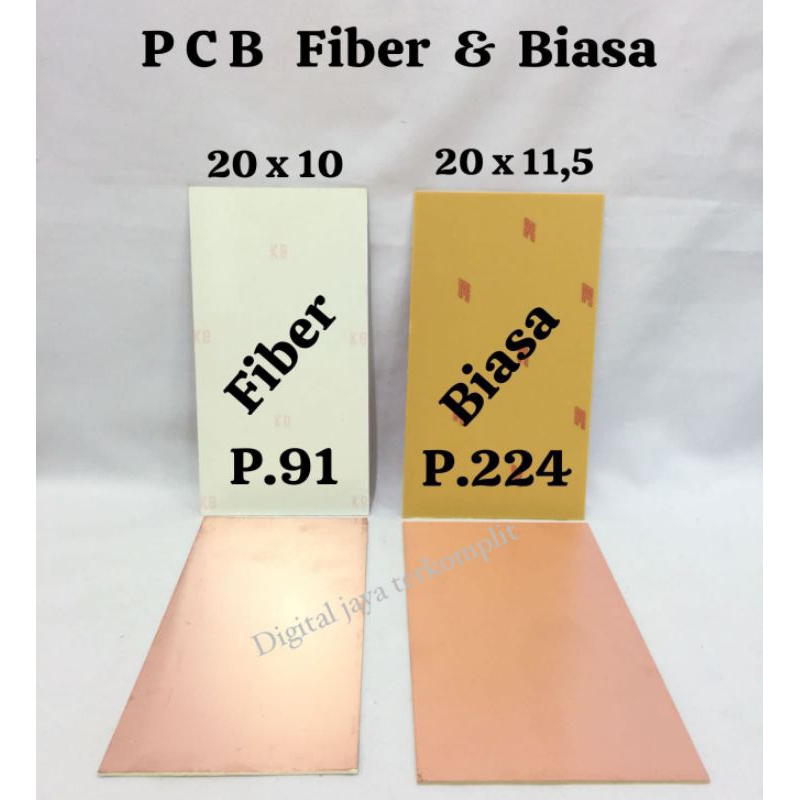 Pcb Polos Fiber & PCB Polos Biasa