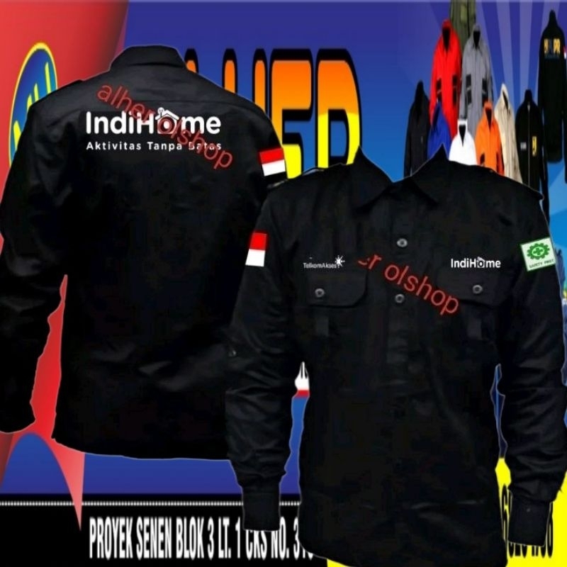 kemeja Indihome baju Indihome seragam Indihome Pdh Indihome kemeja kerja Indihome baju kerja indihom