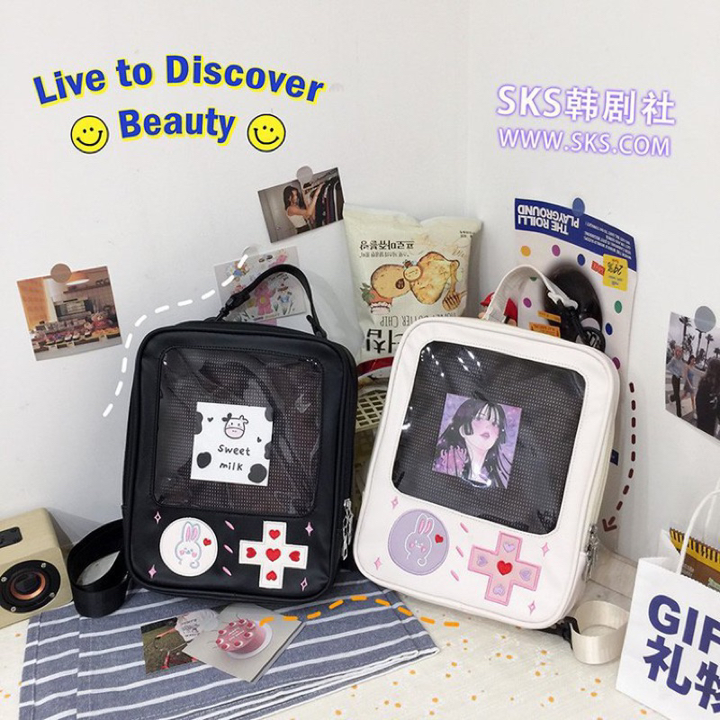 [QTakasi] Tas jepang Itabag merch slempang backpack kawaii import