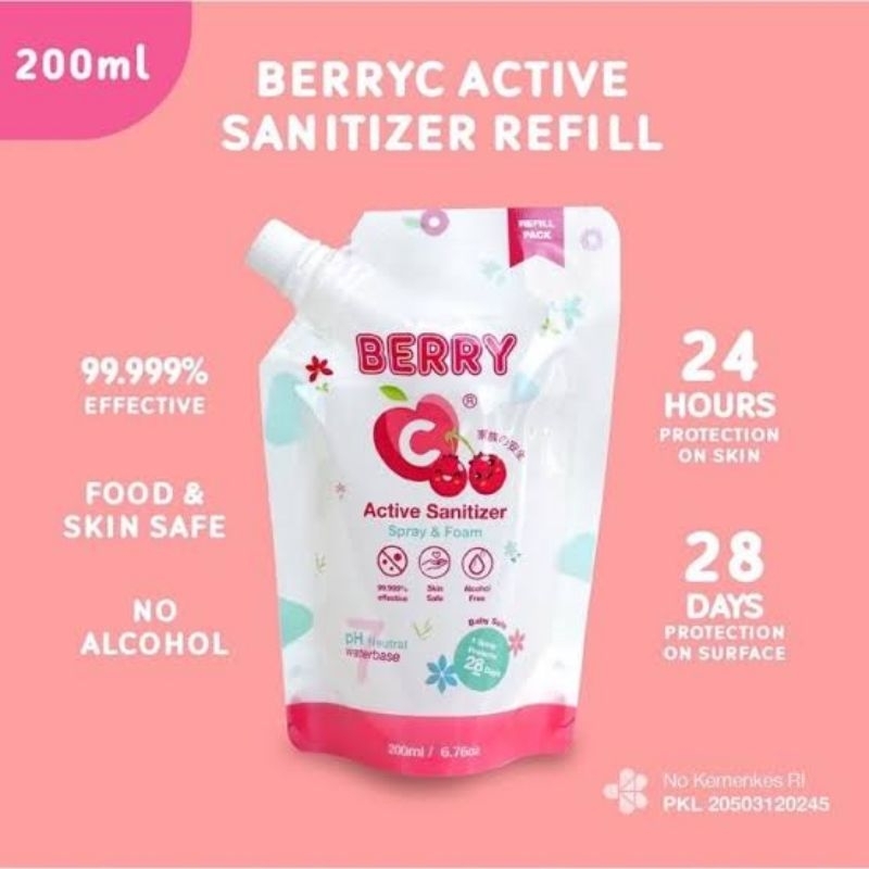 Berry C Sanitizer Pocket Antiseptic Tangan Antiseptik Alat Makan Anti Kuman - BerryC Bye Bye Bug Anti Nyamuk Serangga Anak Bayi &amp; Dewasa Obat Nyamuk Spray