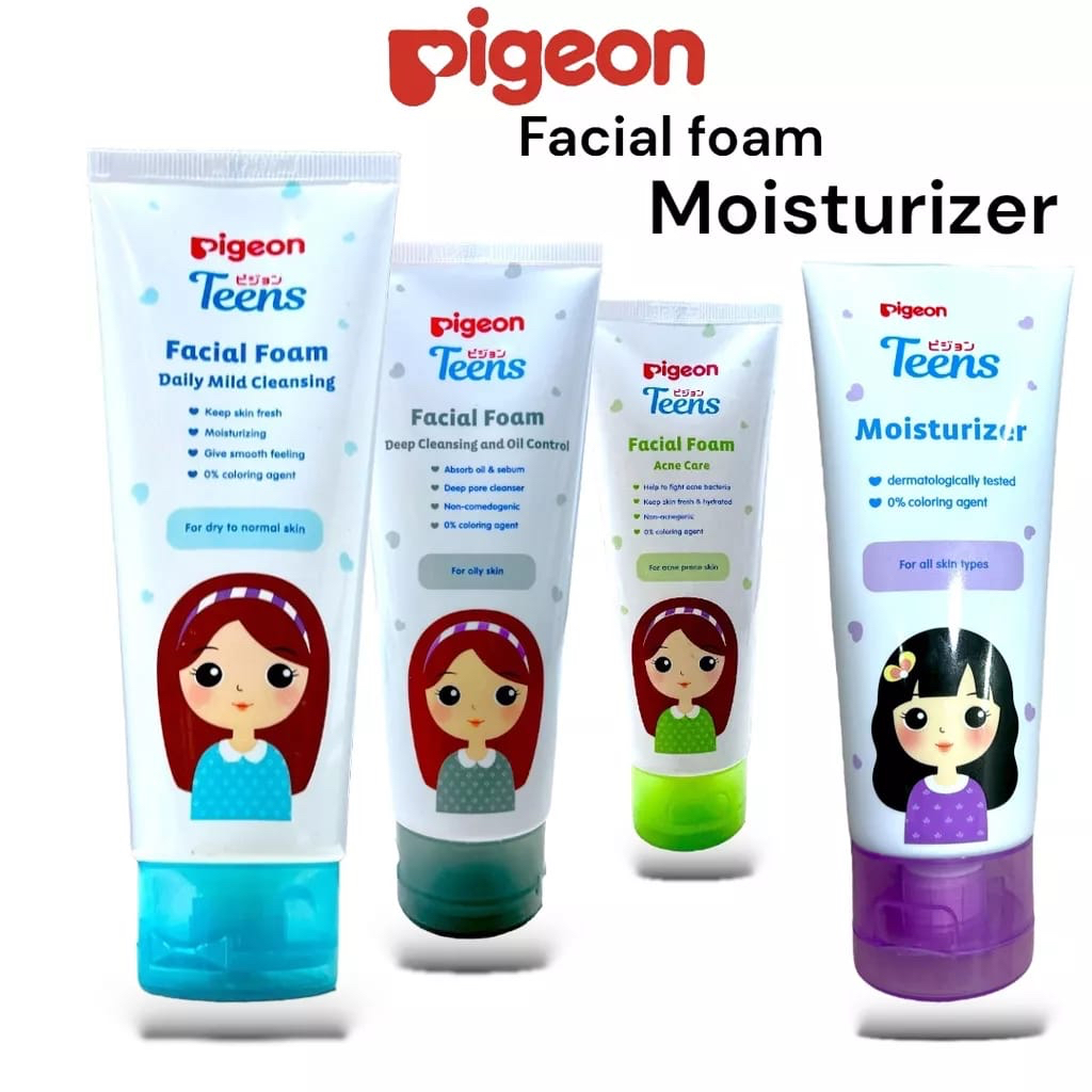 ✿ELYSABETHME✿ Pigeon Teens Facial Foam pembersih wajah all skin type sabun face wash