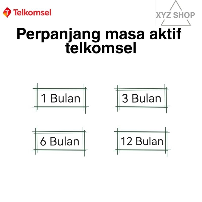Perpanjang masa aktif Telkomsel