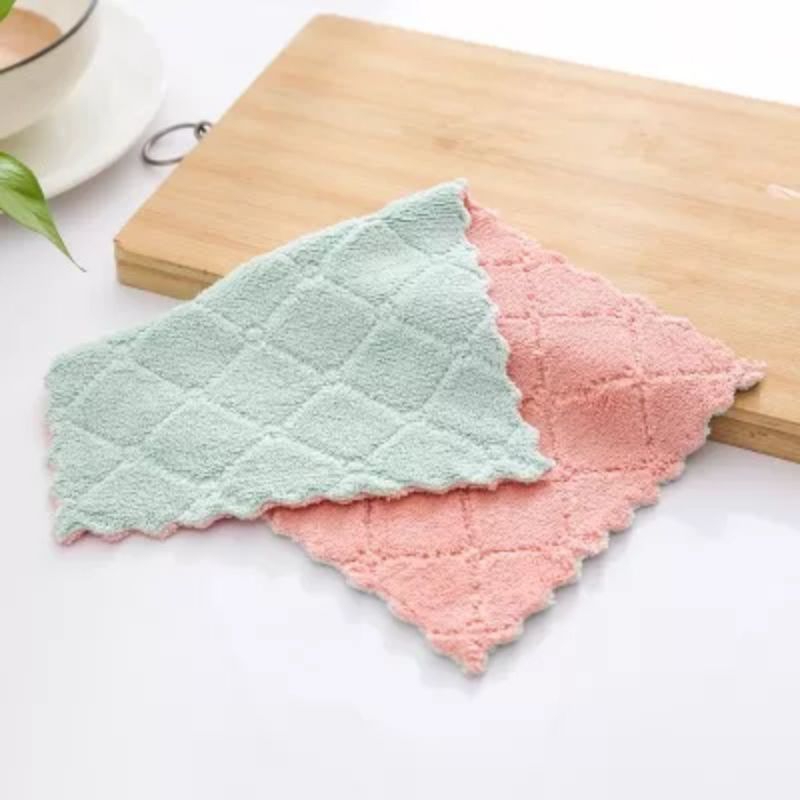 BISA COD Kain Lap Microfiber Serbet Dapur Lap Microfiber Cantik