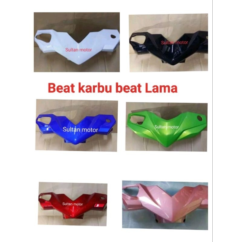 Batok depan beat karbu merah Batok depan beat karbu putihBatok depan beat karbu hitam Batok depan be