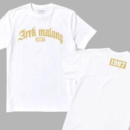 kaos arema baju aremafc -arema1987-salamsatujiwa- arek malang 1987