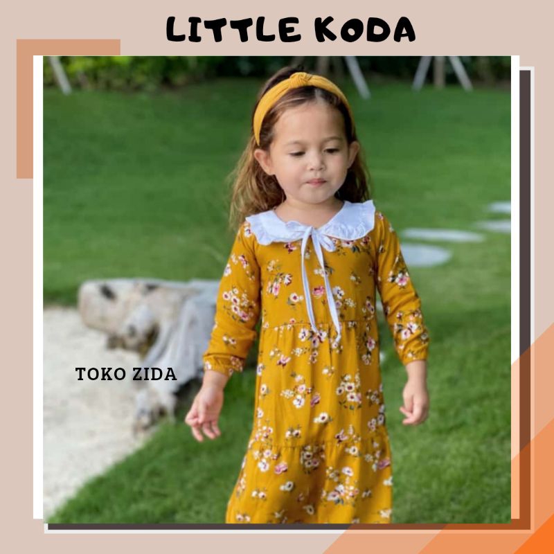 Little koda Gamis Bayi Tunik Bahan Rayon