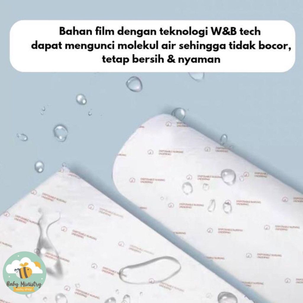 OCHEERS Dispossable Nursing Underpad (isi 6) - Perlak sekali pakai / perlak bayi/anak waterproof anti air/ Alas nifas/ompol bayi/ menstruasi/ lansia/ travelling size/ s / waterproof/ sugarbaby / kuma kuma perlak/ wonderpad/ anti iritasi/ lembut