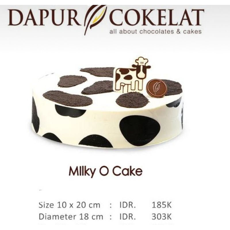 

Milky O Cake Made DAPUR COKELAT ori