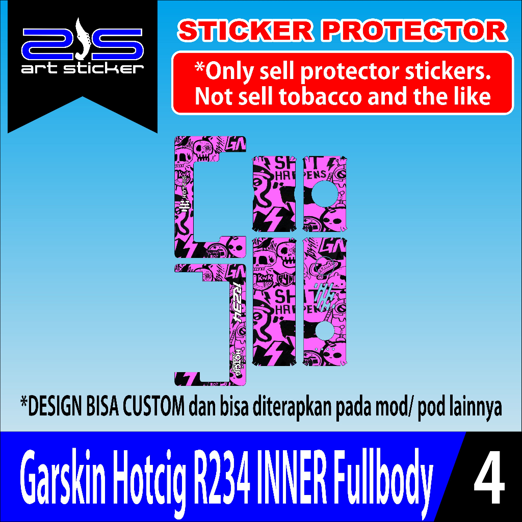 Garskin INNER & Baterai HC R234 Magenta