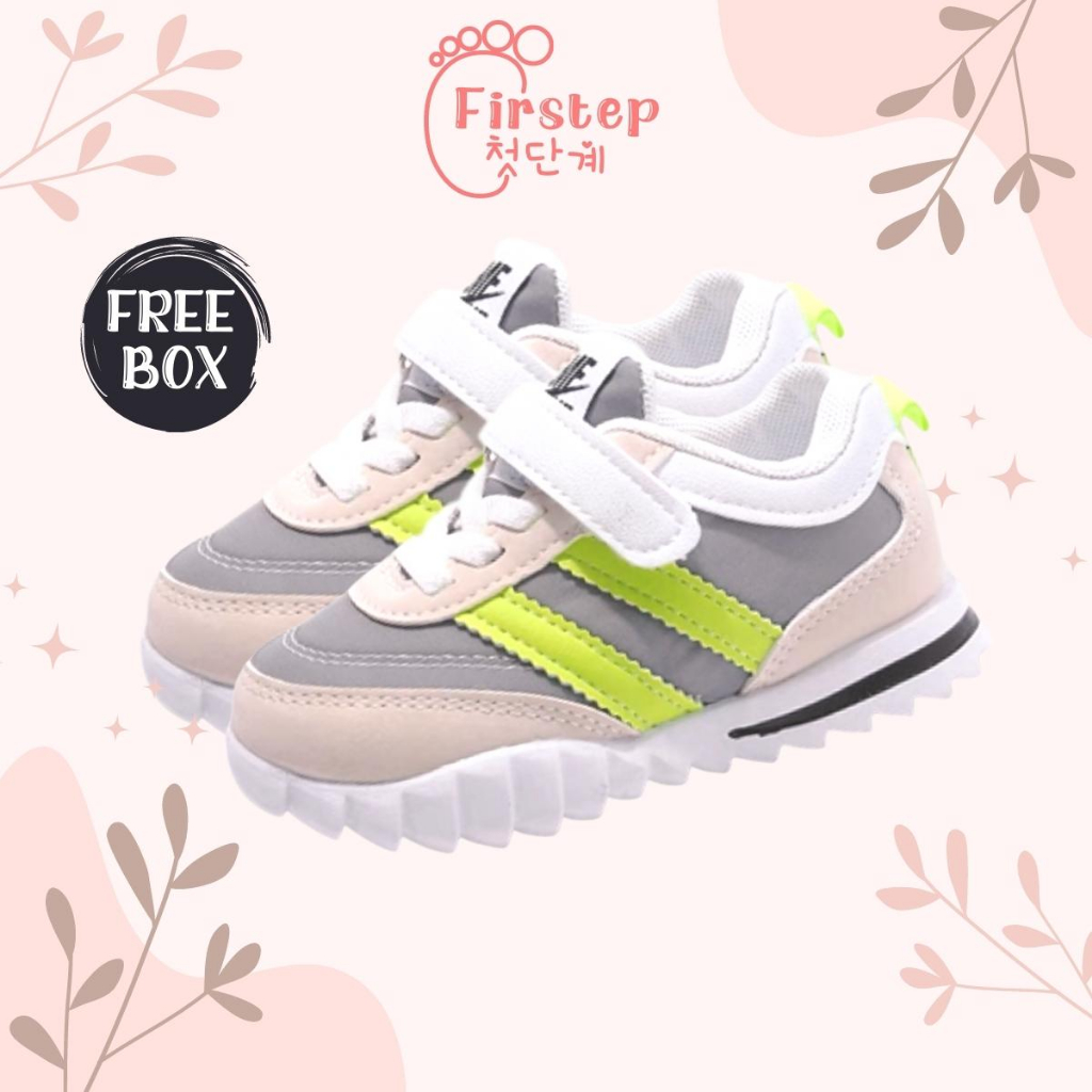 Sepatu Anak Perempuan Dan Laki Laki Import Sneaker Anak Usia 1-5 Tahun FS164