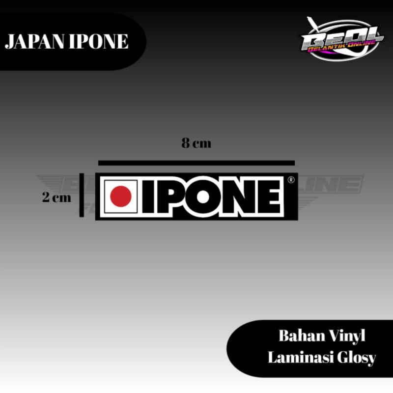 Stiker IPONE / Stiker cutting / Stiker Vinyl / Stiker Oli Motor