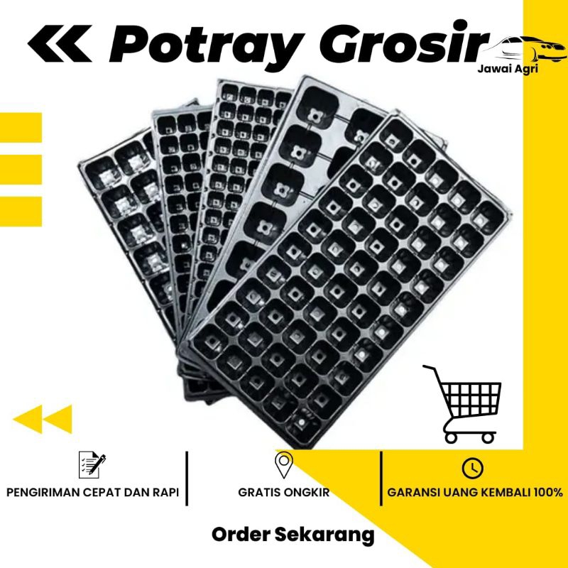 Grosir  Tray Semai Termurah Berkualitas isi 32, 50, 72, 105, 128, 200 Lubang