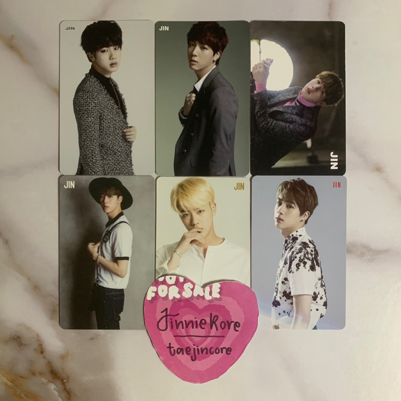 BTS BOY IN LUV RUN FOR YOU YOUTH JAPAN ALBUM OFFICIAL PHOTOCARD JIN SEOKJIN BIL PC JP POCA POSTCARD 