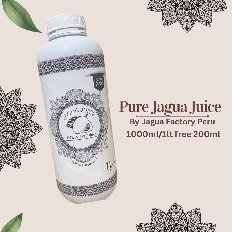 JAGUA JUICE BY JAGUA FACTORY PERU 1200ml/ JAGUA INK/ TEMPORARY TATTOO INK