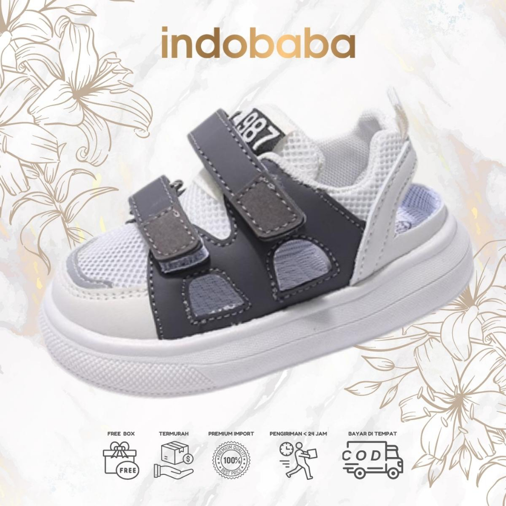 indobaba Sandal Anak Perempuan Sandal Anak Import Premium 1-5 Tahun S171