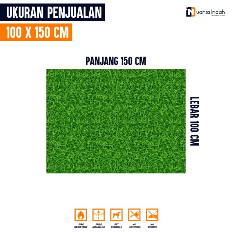 RUMPUT SINTETIS GOLF STANDAR UKURAN 100x150 CM