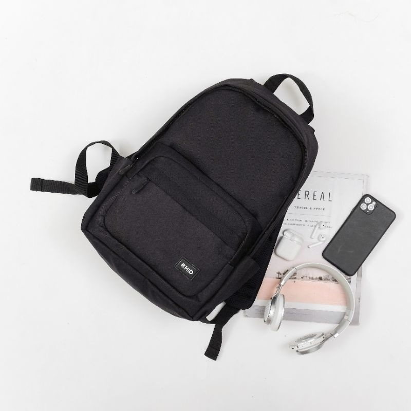 Ransel Pria Backpack Casual Black