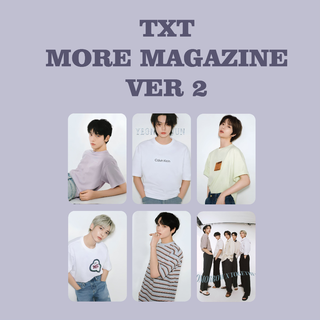 [KUKIRA] Photocard Tomorrow X Together More Magazine