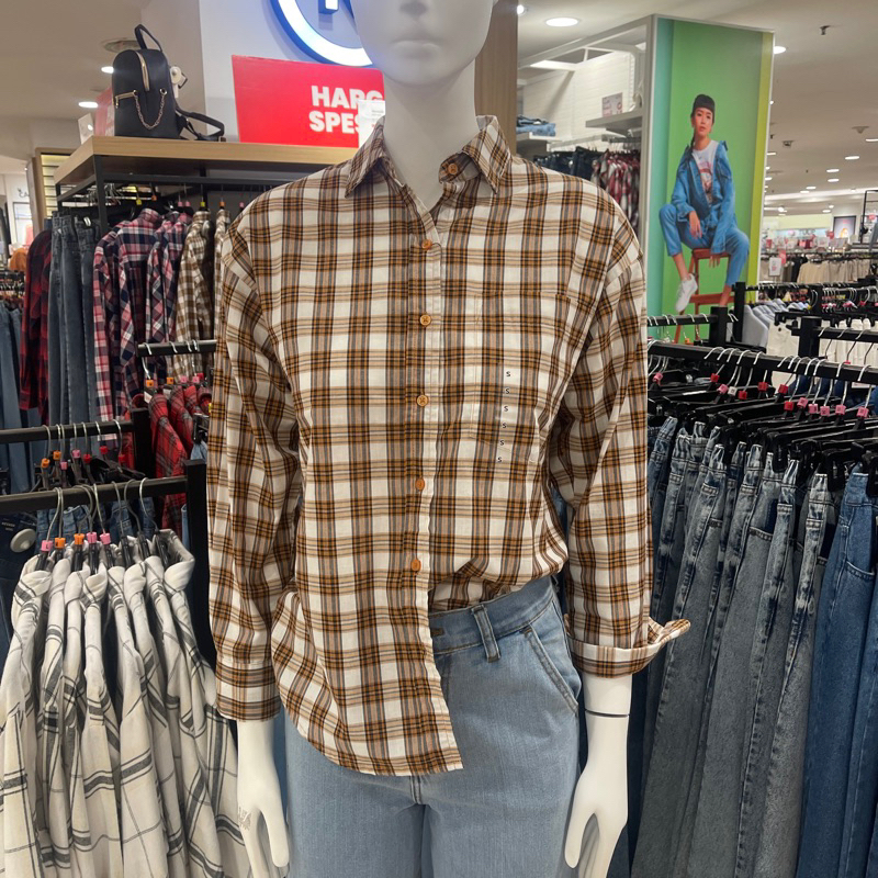 NEW Kemeja wanita kotak-kotak NEVADA (S-XL)