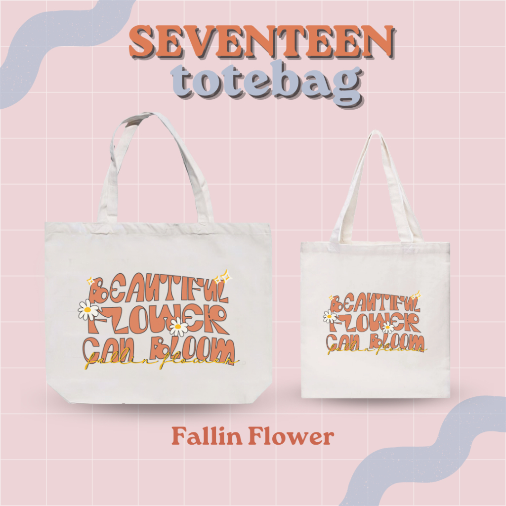 TOTEBAG LEBAR CANVAS SVT TOTEBAG KPOP