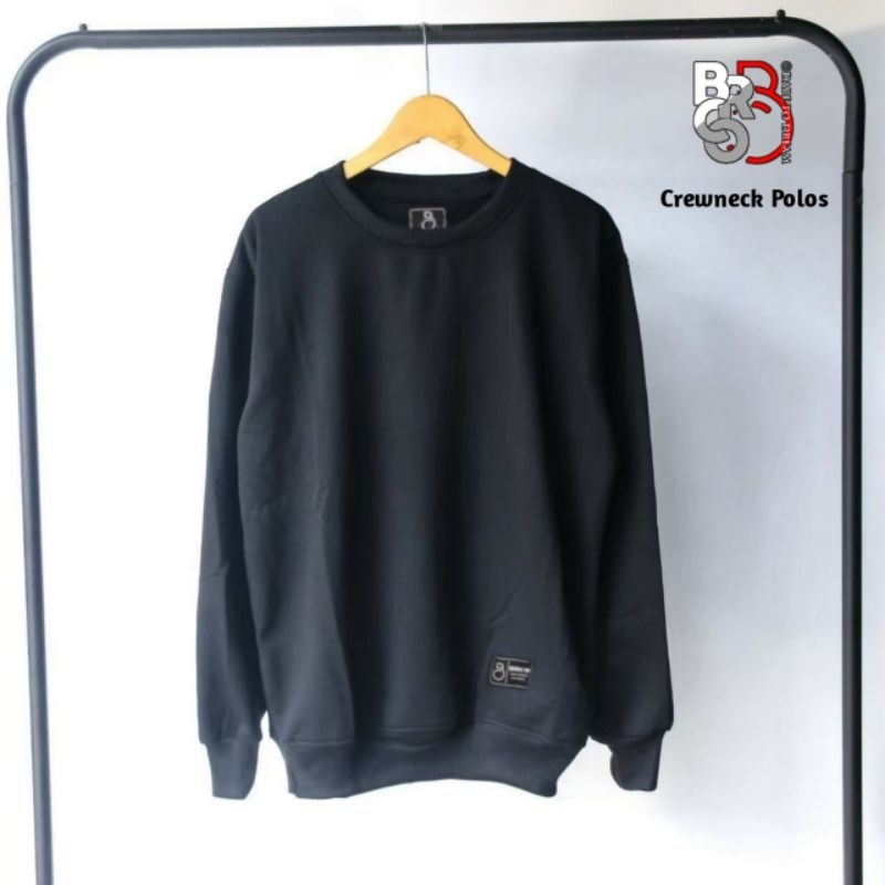 Sweater Crewneck Polos BRCO Switer Pria Wanita M L XL XXL(BAYAR DI TEMPAT)