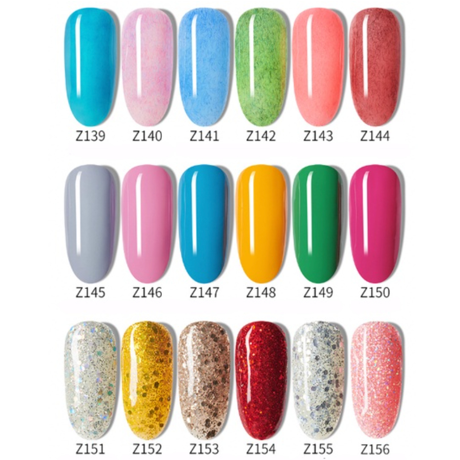 (121-156) Soak Off Nail Gel Polish UV LED Halal Pastel Colour / Kutek Kuku warna macaron / cat kuku Nail Art / Kutek UV KU006