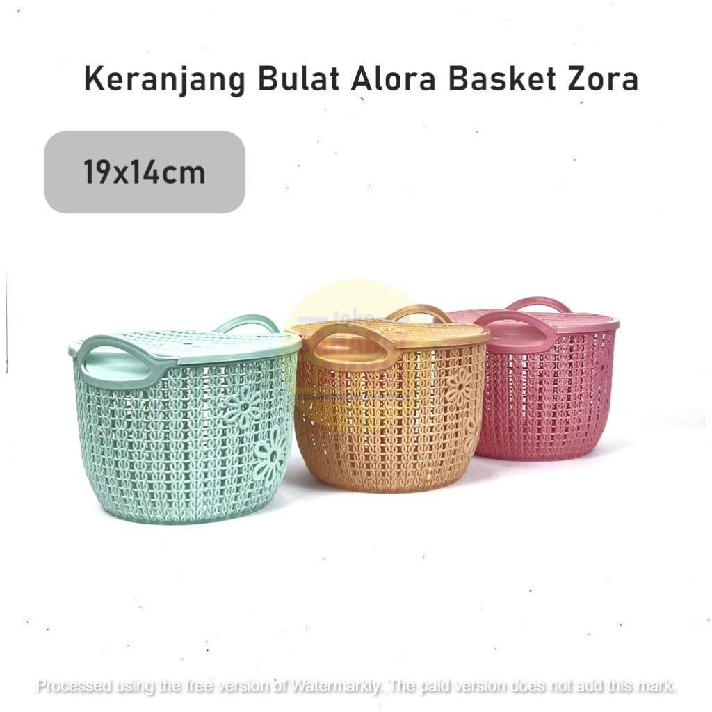 Keranjang Penyimpanan Bulat Alora Basket Zora